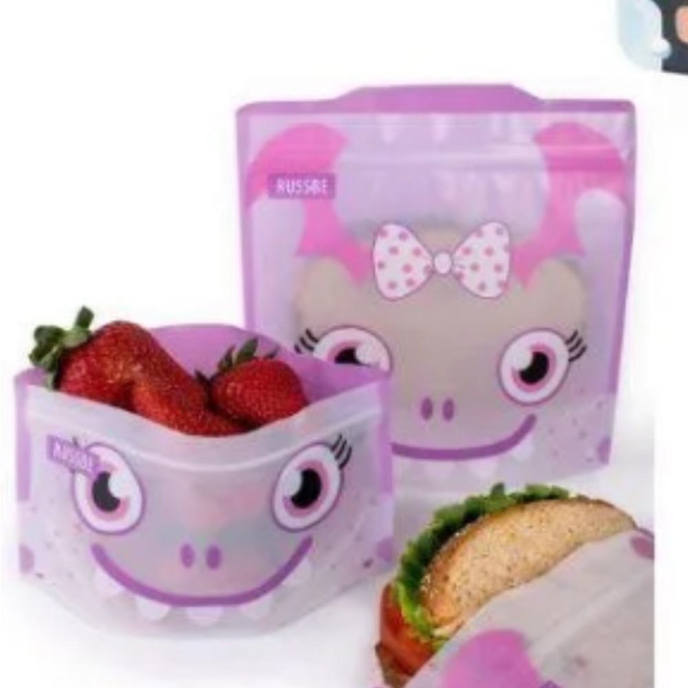 RUSSBE Reusable Snack Sandwich Bags  set of 8